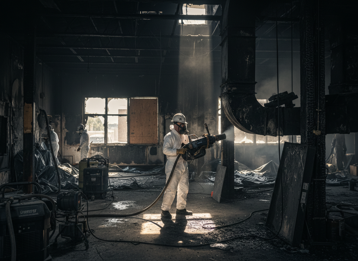 Commercial Fire Restoration in Midway City, CA